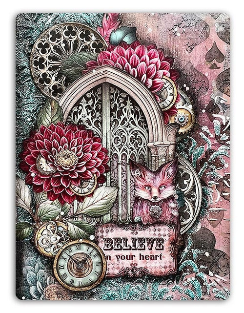 Stamperia Clear Stamps 5.5"X7"-Master Of Magic, Border & Circles - 5A002MBG-1GNTQ Stamperia Clear Stamps 5.5"X7"-Master Of Magic, Border & Circles - 5A002MBG-1GNTQ