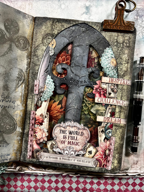 Stamperia Clear Stamps 5.5"X7"-Master Of Magic, Border & Circles - 5A002MBG-1GNTQ Stamperia Clear Stamps 5.5"X7"-Master Of Magic, Border & Circles - 5A002MBG-1GNTQ