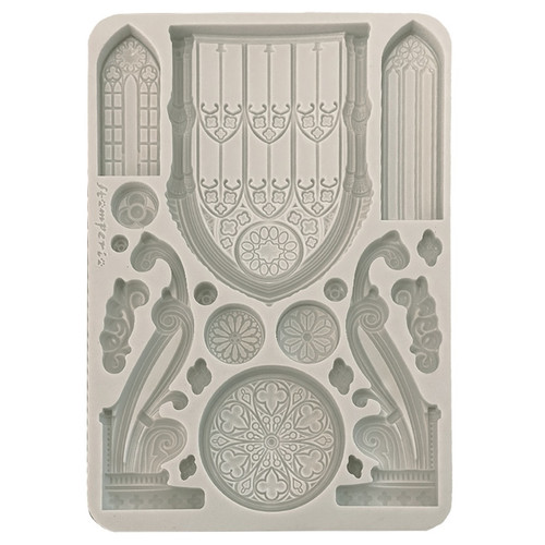 Stamperia Silicone Mold A5-Gothic Architecture Elements - 5A002MCR-1GNTW - 5993110041191
