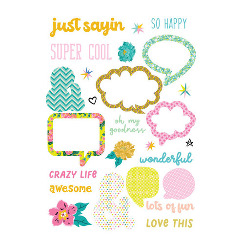 Spellbinders Sticker Pack by Kelly Bangs-Just Sayin' - 5A002WJG-1GX9W Spellbinders Sticker Pack by Kelly Bangs-Just Sayin' - 5A002WJG-1GX9W