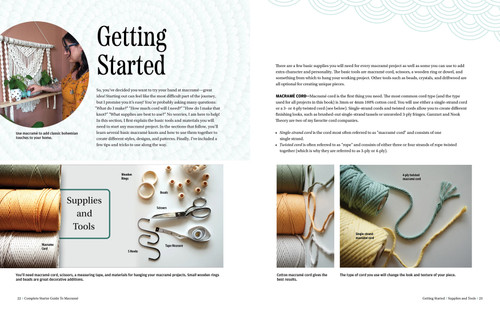 Complete Starter Guide To Macrame-Softcover - 5A002W52-1GWV5 Complete Starter Guide To Macrame-Softcover - 5A002W52-1GWV5