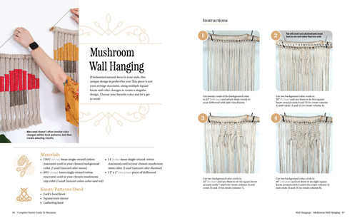 Complete Starter Guide To Macrame-Softcover - 5A002W52-1GWV5 Complete Starter Guide To Macrame-Softcover - 5A002W52-1GWV5