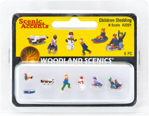 Woodland Scenics Children Sledding-N-Scale - 5A002K4J-1GLLC - 724771022213 Woodland Scenics Children Sledding-N-Scale - 5A002K4J-1GLLC - 724771022213