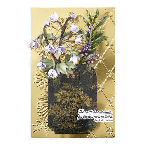 Spellbinders BetterPress Plate & Die by Susan Tierney-Through the Meadow Sentiments - 5A002WHY-1GXB0