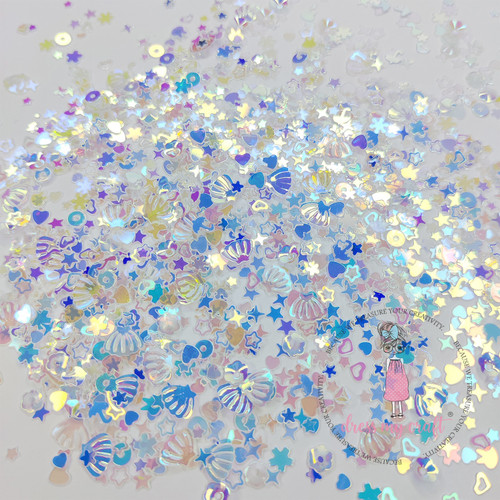 Dress My Craft Sequins 8gms-Holographic Mermaid Shimmer - 5A002W8V-1GX18 Dress My Craft Sequins 8gms-Holographic Mermaid Shimmer - 5A002W8V-1GX18
