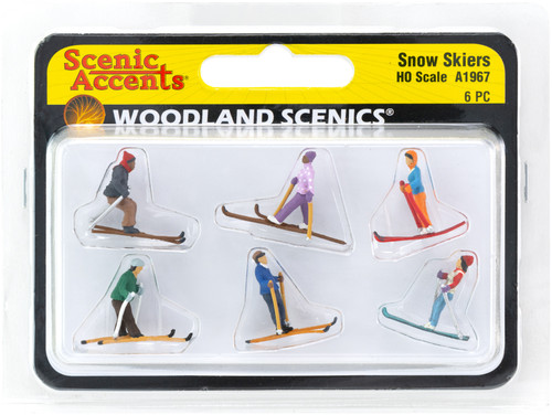 Woodland Scenics Snow Skiers-HO-Scale - 5A002K2W-1GLLS - 724771019671