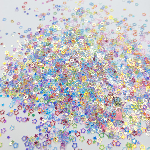 Dress My Craft Sequins 8gms-Holographic Rainbow Star - 5A002W8X-1GX1C Dress My Craft Sequins 8gms-Holographic Rainbow Star - 5A002W8X-1GX1C