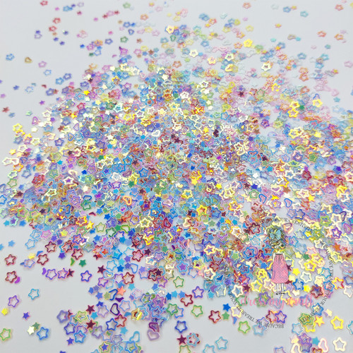 Dress My Craft Sequins 8gms-Holographic Rainbow Star - 5A002W8X-1GX1C Dress My Craft Sequins 8gms-Holographic Rainbow Star - 5A002W8X-1GX1C