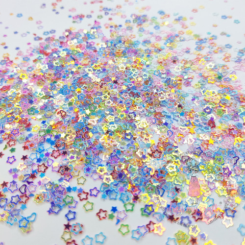 Dress My Craft Sequins 8gms-Holographic Rainbow Star - 5A002W8X-1GX1C Dress My Craft Sequins 8gms-Holographic Rainbow Star - 5A002W8X-1GX1C