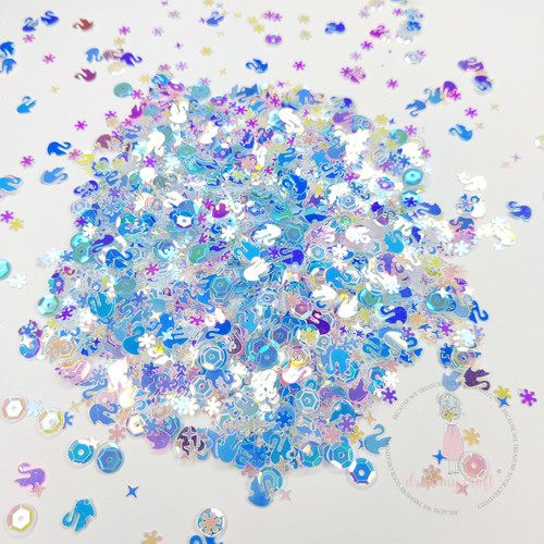 Dress My Craft Sequins 8gms-Shining Swan Blue Mix - 5A002W8Z-1GX1D Dress My Craft Sequins 8gms-Shining Swan Blue Mix - 5A002W8Z-1GX1D
