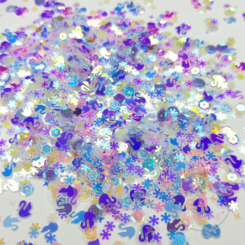 Dress My Craft Sequins 8gms-Shining Swan Purple Mix - 5A002W91-1GX1G Dress My Craft Sequins 8gms-Shining Swan Purple Mix - 5A002W91-1GX1G