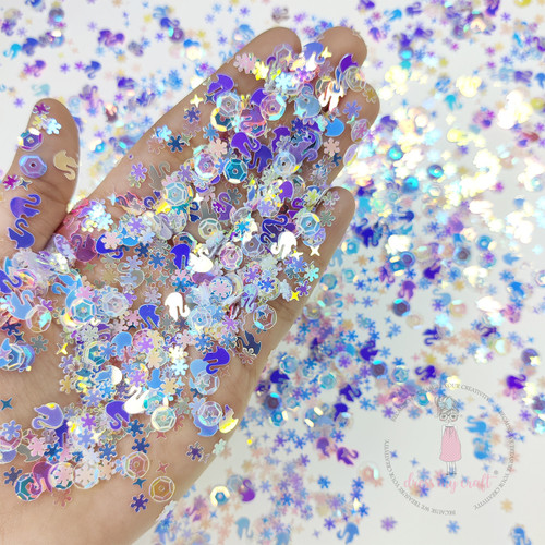 Dress My Craft Sequins 8gms-Shining Swan Purple Mix - 5A002W91-1GX1G Dress My Craft Sequins 8gms-Shining Swan Purple Mix - 5A002W91-1GX1G