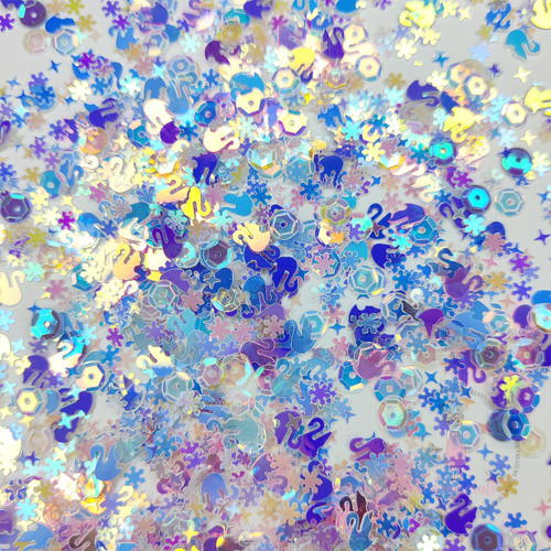 Dress My Craft Sequins 8gms-Shining Swan Purple Mix - 5A002W91-1GX1G Dress My Craft Sequins 8gms-Shining Swan Purple Mix - 5A002W91-1GX1G
