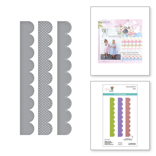 Spellbinders Etched Dies Vintage Flower Shoppe-Stitch and Dots - 5A002WJL-1GX95 Spellbinders Etched Dies Vintage Flower Shoppe-Stitch and Dots - 5A002WJL-1GX95