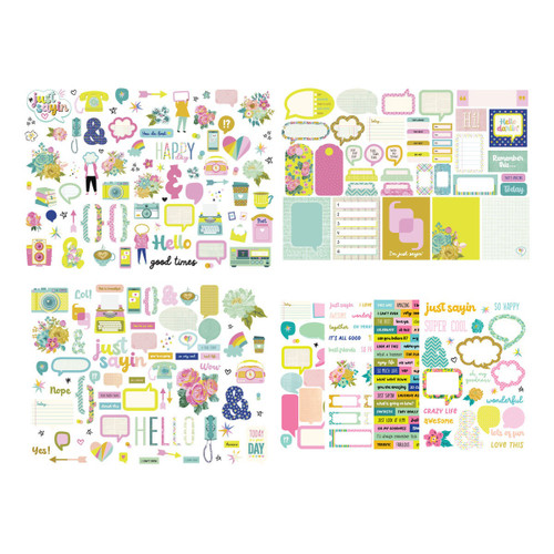 Spellbinders Embellishment Bundle by Kelly Bangs-Just Sayin' - 5A002WK3-1GX99 - 810146548751 Spellbinders Embellishment Bundle by Kelly Bangs-Just Sayin' - 5A002WK3-1GX99 - 810146548751