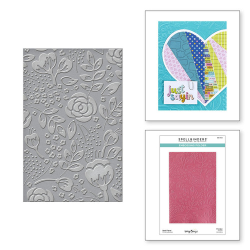 Spellbinders Embossing Folder by Kelly Bangs-Bold Floral - 5A002WJR-1GX9L Spellbinders Embossing Folder by Kelly Bangs-Bold Floral - 5A002WJR-1GX9L