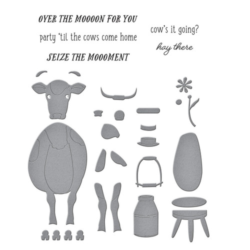 Spellbinders Clear Stamp & Die Set On the Farm Collection-Hay There - 5A002WJ3-1GX9P Spellbinders Clear Stamp & Die Set On the Farm Collection-Hay There - 5A002WJ3-1GX9P