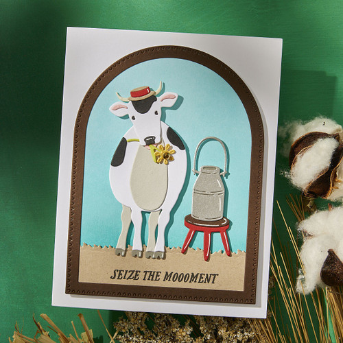 Spellbinders Clear Stamp & Die Set On the Farm Collection-Hay There - 5A002WJ3-1GX9P Spellbinders Clear Stamp & Die Set On the Farm Collection-Hay There - 5A002WJ3-1GX9P