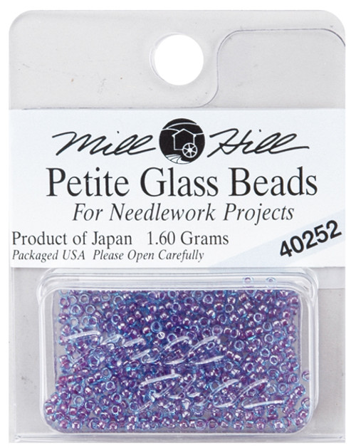 Mill Hill Petite Glass Seed Beads 2mm 1.6g-Iris - PGBD-40252 - 098063402527