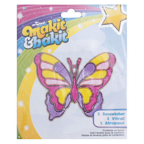 Colorbok Makit & Bakit Suncatcher Kit-Large Butterfly - TB-47650 - 765468476506