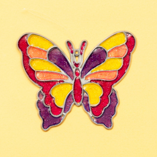 Colorbok Makit & Bakit Suncatcher Kit-Large Butterfly - TB-47650