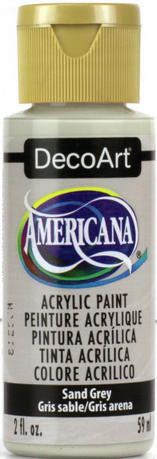 DecoArt Americana Acrylic Paint 2oz-Sand Grey - DA-361 - 766218109859