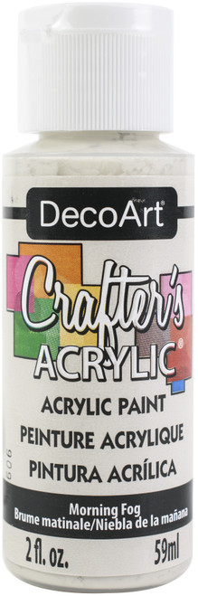 DecoArt Crafter's Acrylic All-Purpose Paint 2oz-Morning Fog - DCA-164 - 766218115522