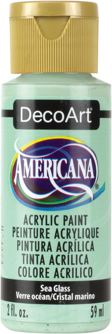6 Pack - DecoArt Americana Acrylic Paint 2oz-Sea Glass - Opaque - DA-297 - 766218051561