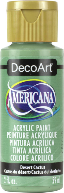 6 Pack - DecoArt Americana Acrylic Paint 2oz-Desert Cactus - DA-331 - 766218090782