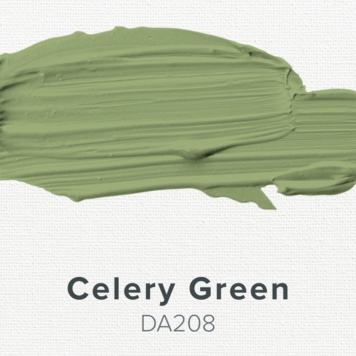 6 Pack - DecoArt Americana Acrylic Paint 2oz-Celery Green - Opaque - DA-208