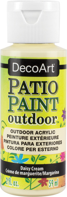 DecoArt Patio Paint 2oz-Daisy Cream - DCP-15 - 016455698464