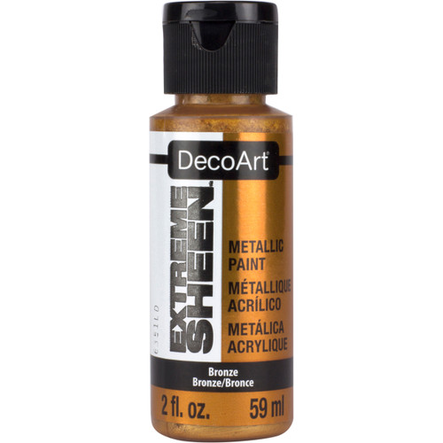 DecoArt Extreme Sheen Paint 2oz-Bronze - DPM-06 - 766218096913 DecoArt Extreme Sheen Paint 2oz-Bronze - DPM-06 - 766218096913