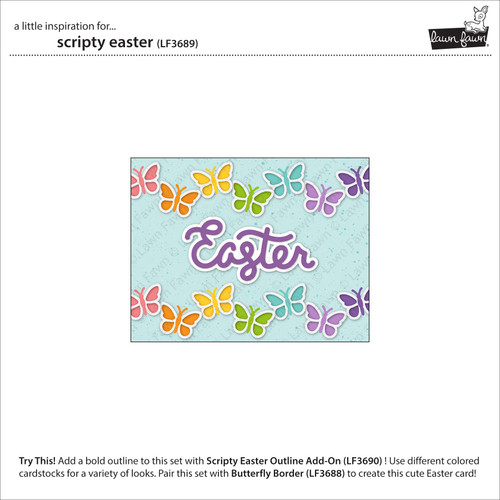 Lawn Cuts Custom Craft Die-Scripty Easter - 5A002W6D-1GWVX Lawn Cuts Custom Craft Die-Scripty Easter - 5A002W6D-1GWVX