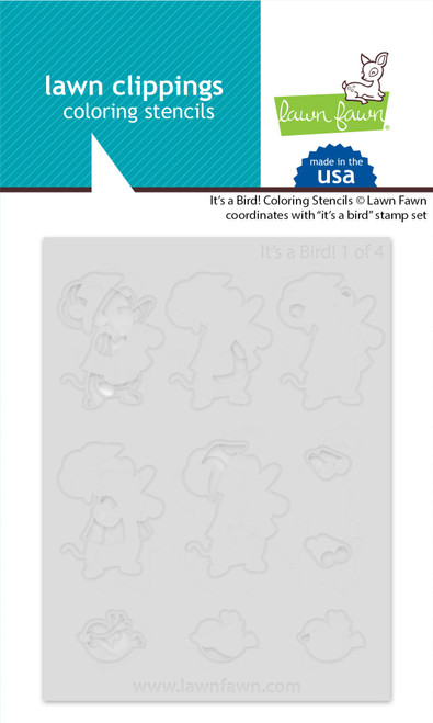 Lawn Clippings Coloring Stencils-It's a Bird! - 5A002W6C-1GWWD - 783385672801