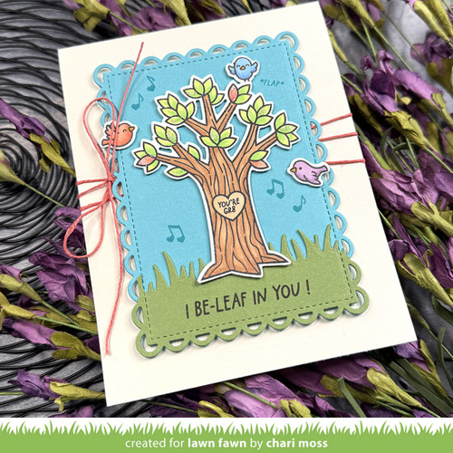 2 Pack - Lawn Fawn Clear Stamps 4"X6"-Heart Tree - 5A002W63-1GWW8
