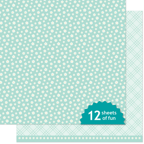 Bitsy Blooms Double-Sided Cardstock 12"X12"-Begonia - 5A002W6S-1GWWJ - 783385673020