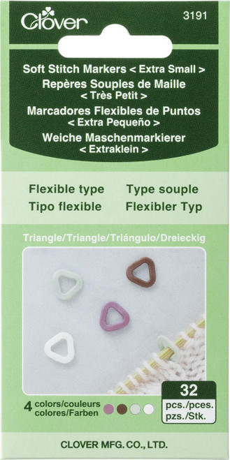 Soft Triangle Stitch Markers-Extra Small - 5A002W9P-1GX27 - 051221731914 Soft Triangle Stitch Markers-Extra Small - 5A002W9P-1GX27 - 051221731914