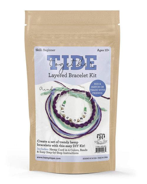 Hemptique Layered Bracelet Kit-Aruba - 5A002WM0-1GXDV - 602581055631