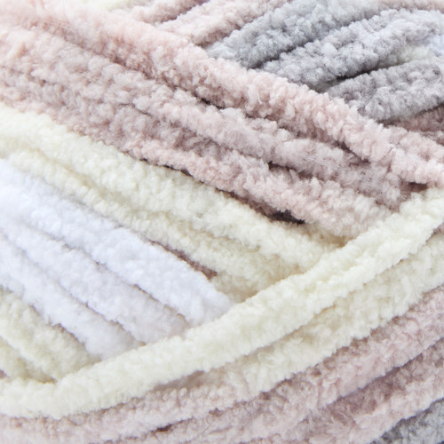3 Pack - Premier Basix Chenille Multi Yarn-Toasted Marshmallow - 5A002WMJ-1GXFD