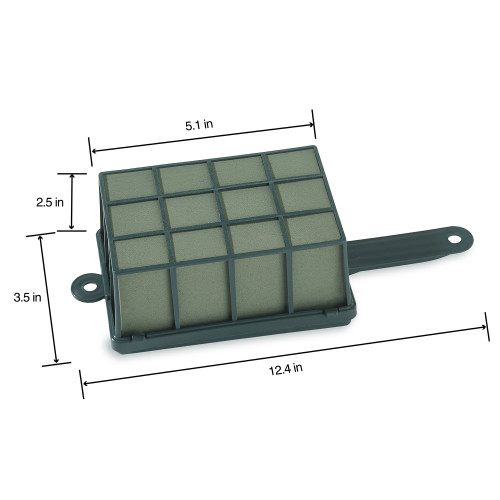 4 Pack - FloraCraft Floral Design Cage with Floral Artesia WetFM-3.5"X5.1"X12.4" - 5A002WLW-1GXDJ 4 Pack - FloraCraft Floral Design Cage with Floral Artesia WetFM-3.5"X5.1"X12.4" - 5A002WLW-1GXDJ