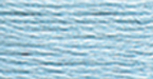 DMC Pearl Cotton Skein Size 3 16.4yd-Very Light Blue - 115 3-827 - 077540032808