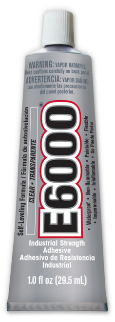 3 Pack - E6000 Clear Industrial Strength Adhesive-1oz - 5A002BMR-1GF4F - 076818008101