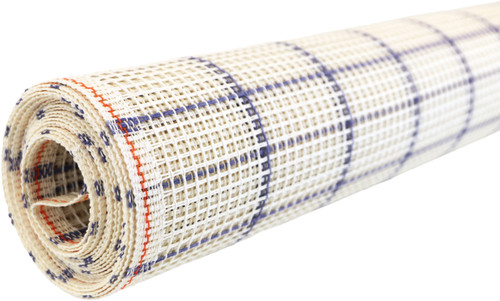 Zweigart Rug Canvas 60"X10yd Roll 3.75 Mesh-60"X10yd Blue Checked - 1136146A - 4025421814872
