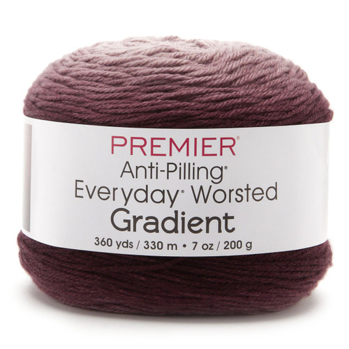 3 Pack - Premier Anti-Pilling Everyday Worsted Gradient Yarn-Eggplant Tones - 5A002WML-1GXFT - 840166825624