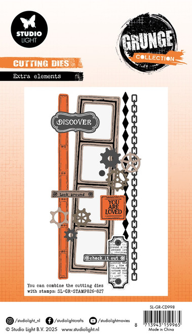 Grunge Collection Cutting Dies-Nr. 998 Extra Elements - 5A002W22-1GWS3