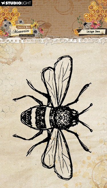 Hazel Eaton Sweet Bee Memories Clear Stamp-Nr. 795, Large Bee - 5A002W39-1GWS8 - 8713943158449