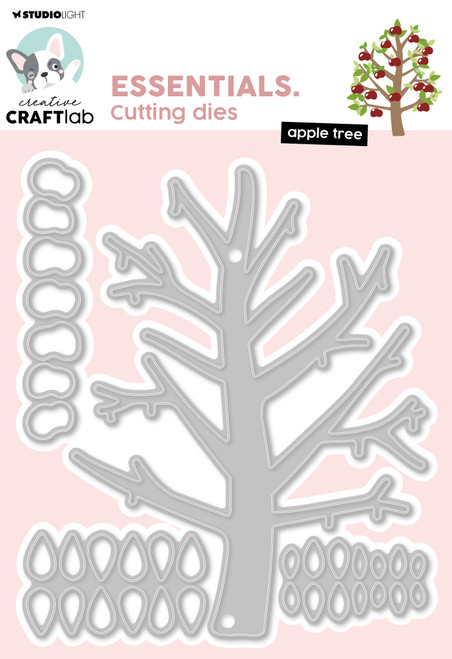 Studio Light Essentials Cutting Die-Nr. 990 Appletree Essentials - 5A002W2X-1GWRP - 8713943159576