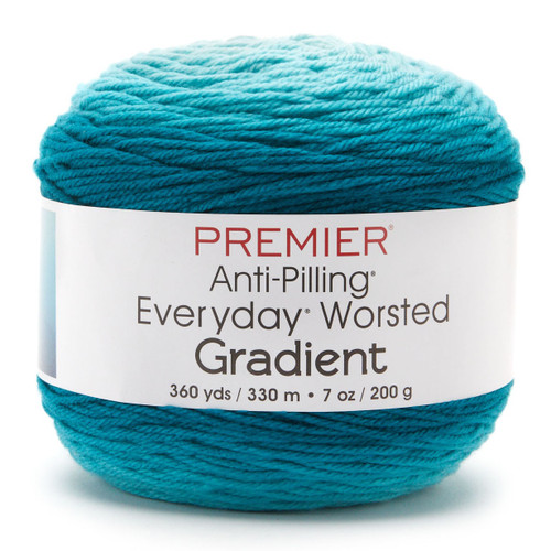 Premier Anti-Pilling Everyday Worsted Gradient Yarn-Teal Tones - 5A002WML-1GXFQ - 840166825594