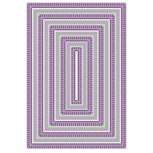 Sizzix Framelits Die 9/Pkg, Fanciful Reversed by Stacey Park-Renee Deco Rectangles - 5A002MW9-1GP90 - 630454291671