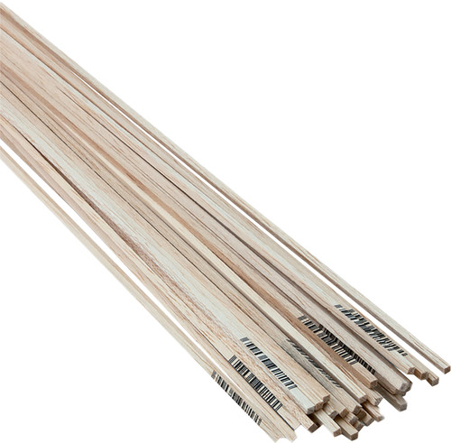 36 Pack - Midwest Products Balsa Wood Strip 36"-1/8"X1/8" - B6044 - 091157060443